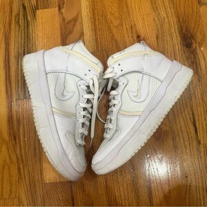 White Nike Dunk Rebel High Summit